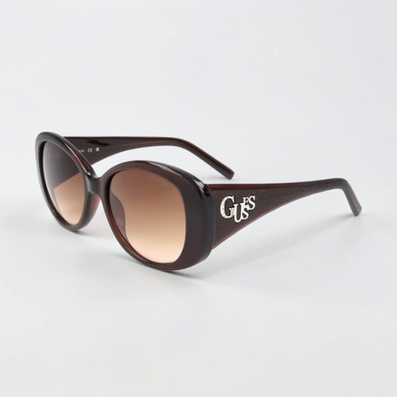 Guess Brown Gradient Round Ladies Sunglasses , GF00058