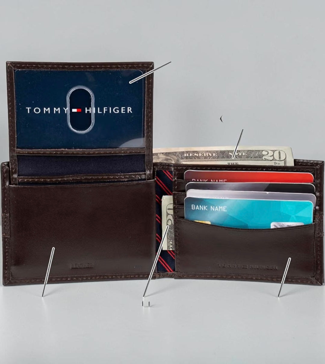 Tommy Hilfiger Men's leather wallet