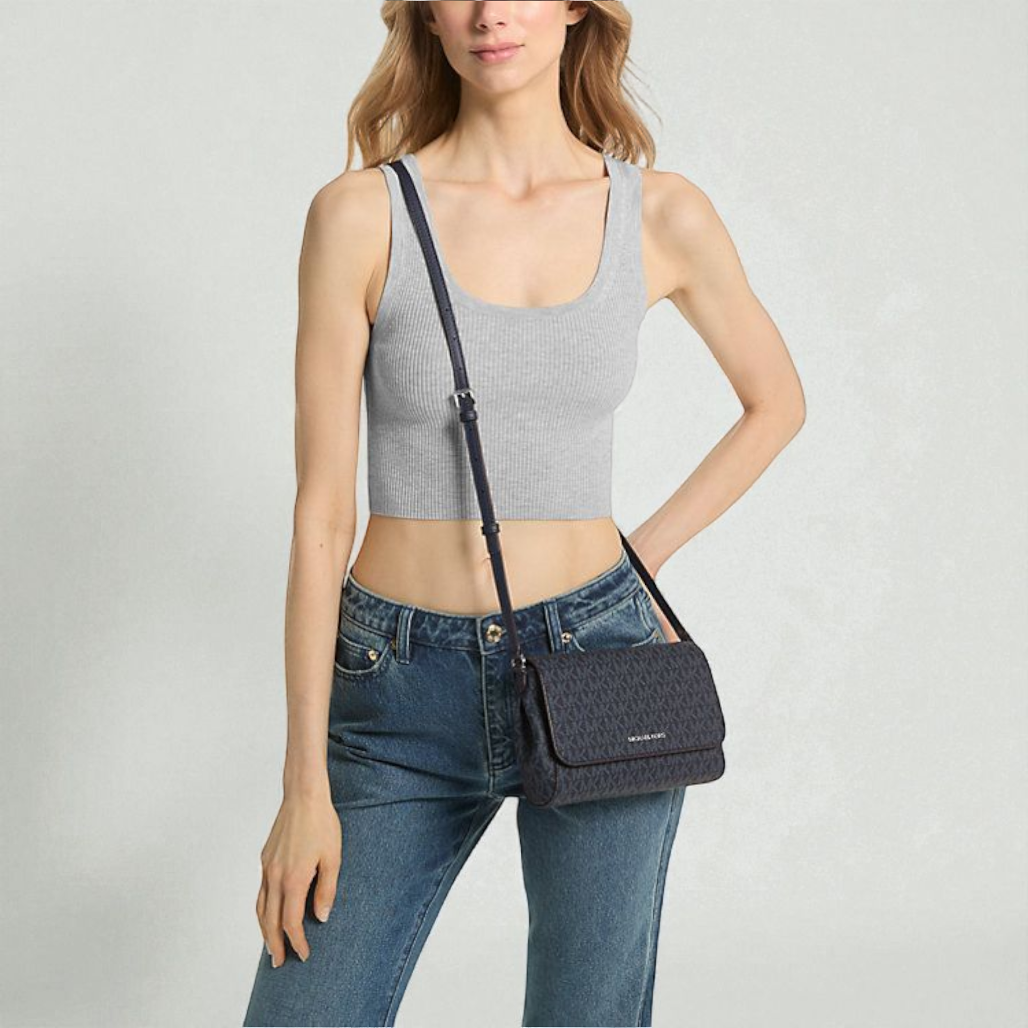 Immediate Medium Signature Logo Convertible Crossbody Bag 35R4STTC6B