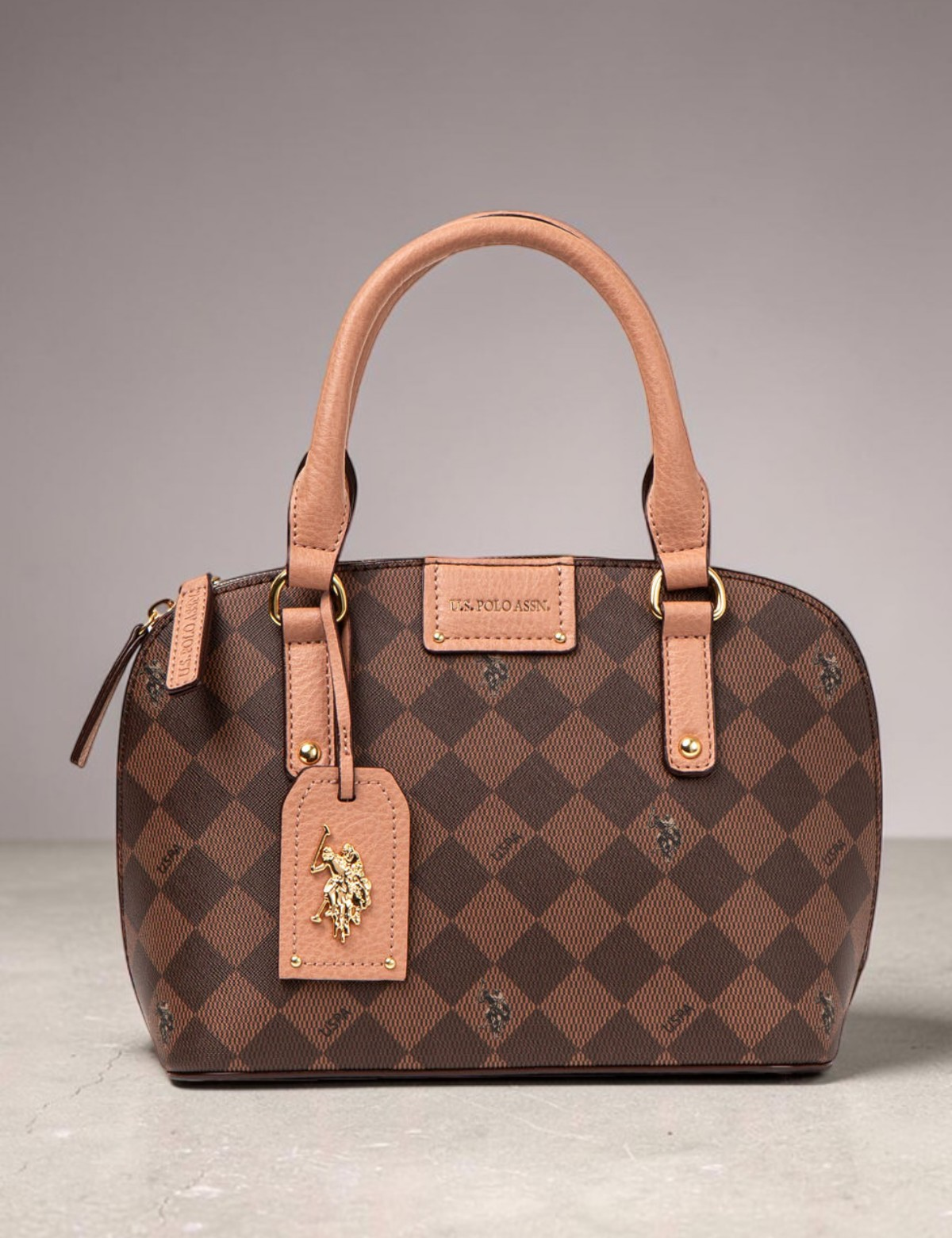 Immediate DIAMOND SIGNATURE DOME BAG WITH CROSSBODY STRAP,27A177-AA00A