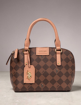 Immediate DIAMOND SIGNATURE DOME BAG WITH CROSSBODY STRAP,27A177-AA00A
