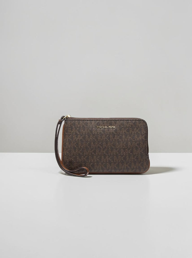 Jet Set Travel Small Signature Logo Wristlet,35F6GTVW1V
