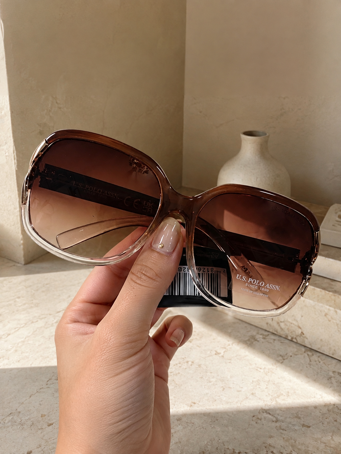 Immediate OVERSIZED INFINITY LOOP BUTTERFLY SUNGLASSES, PA5091-0000A