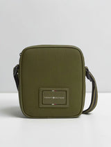 Hilfiger Logo Textured  Reporter Bag