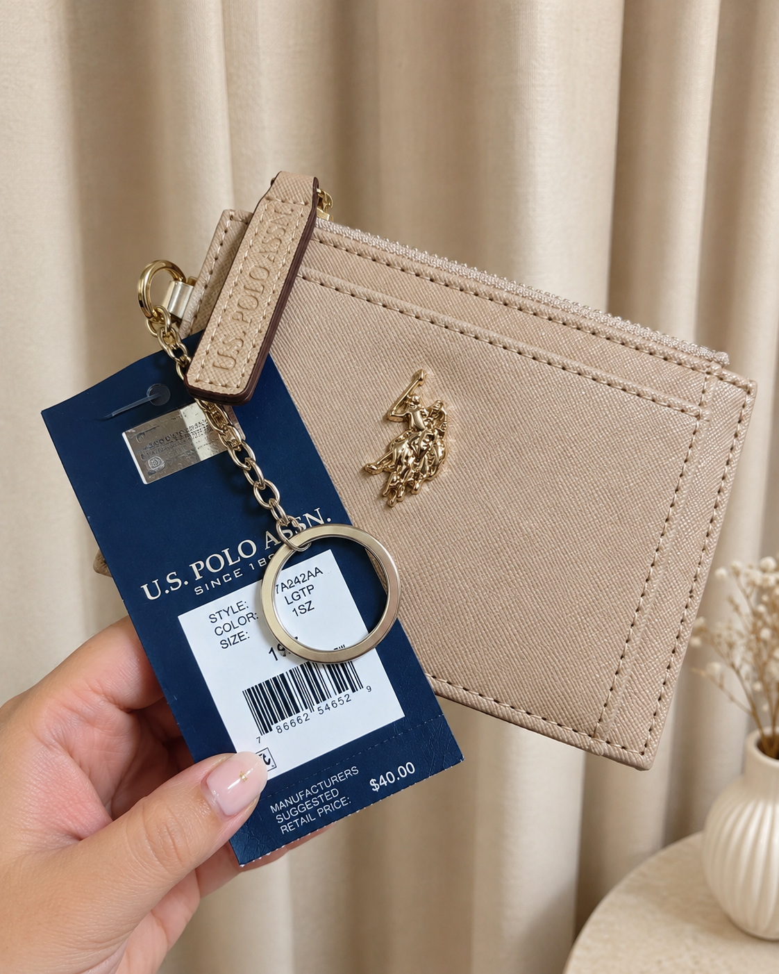 Immediate U.S polo card holder