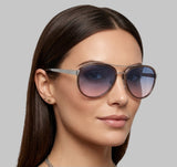 GUESS Smoke Pilot Ladies Sunglasses
Item No. GF6188 20B 57