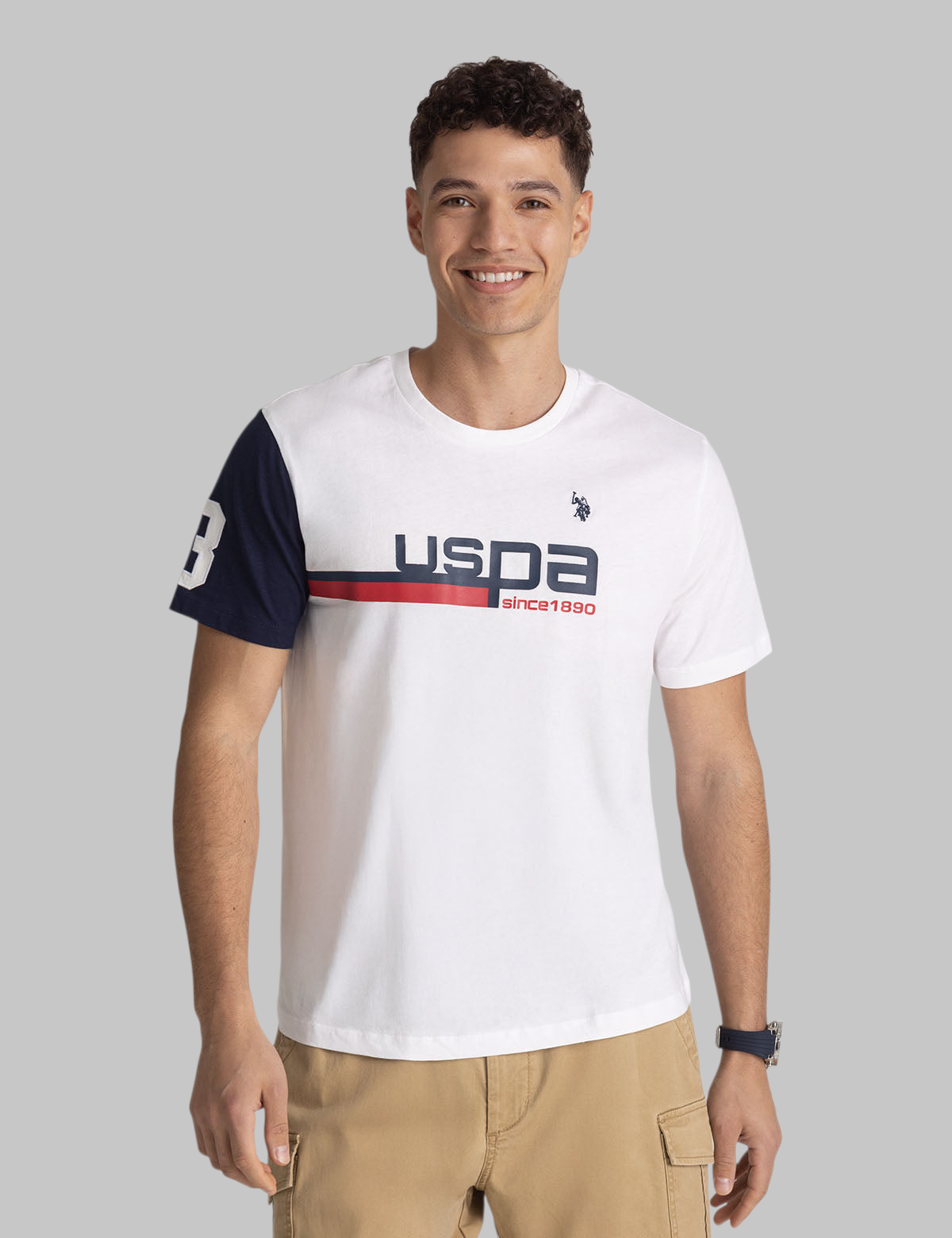 USPA GRAPHIC CREW NECK T-SHIRT