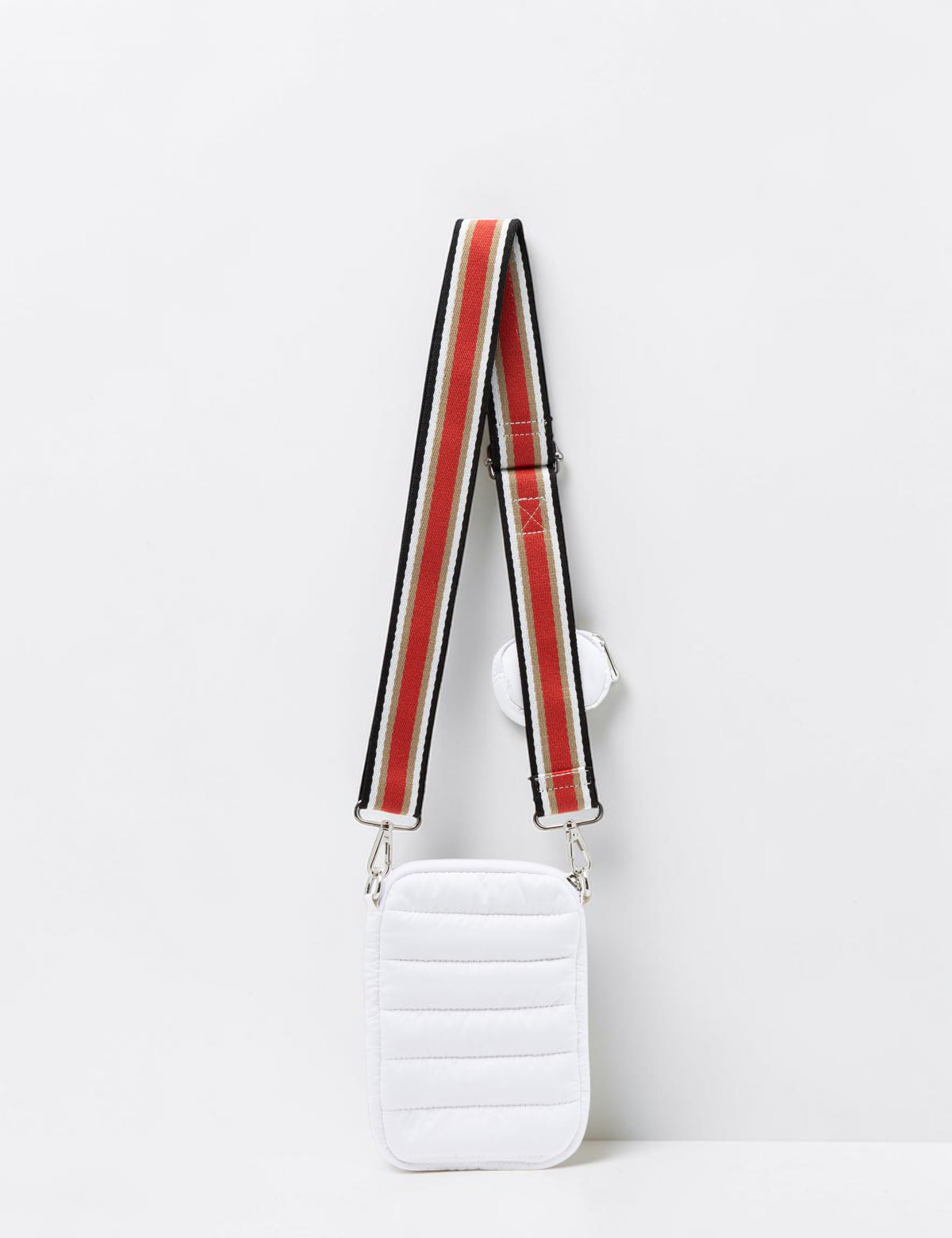 Immediate QUILTED PHONE CROSSBODY WITH ZIPPER POUCH,27A213-AA00A