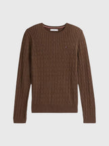 TOMMY HILFIGER Cable Knit Sweater,XW07179-DW5