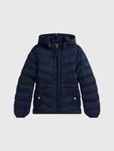 TOMMY HILFIGER  Quilted Hooded Jacket,XW09404-ACI