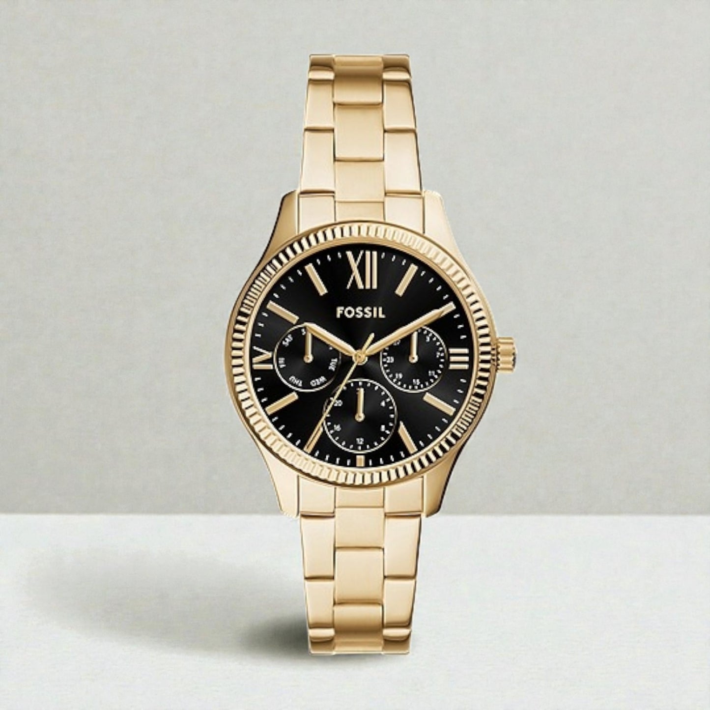 Rye Multifunction Gold-Tone Stainless Steel Watch