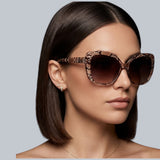 Guess 
Smoke Gradient Butterfly Ladies Sunglasses
Item No. GF0383 05B 57