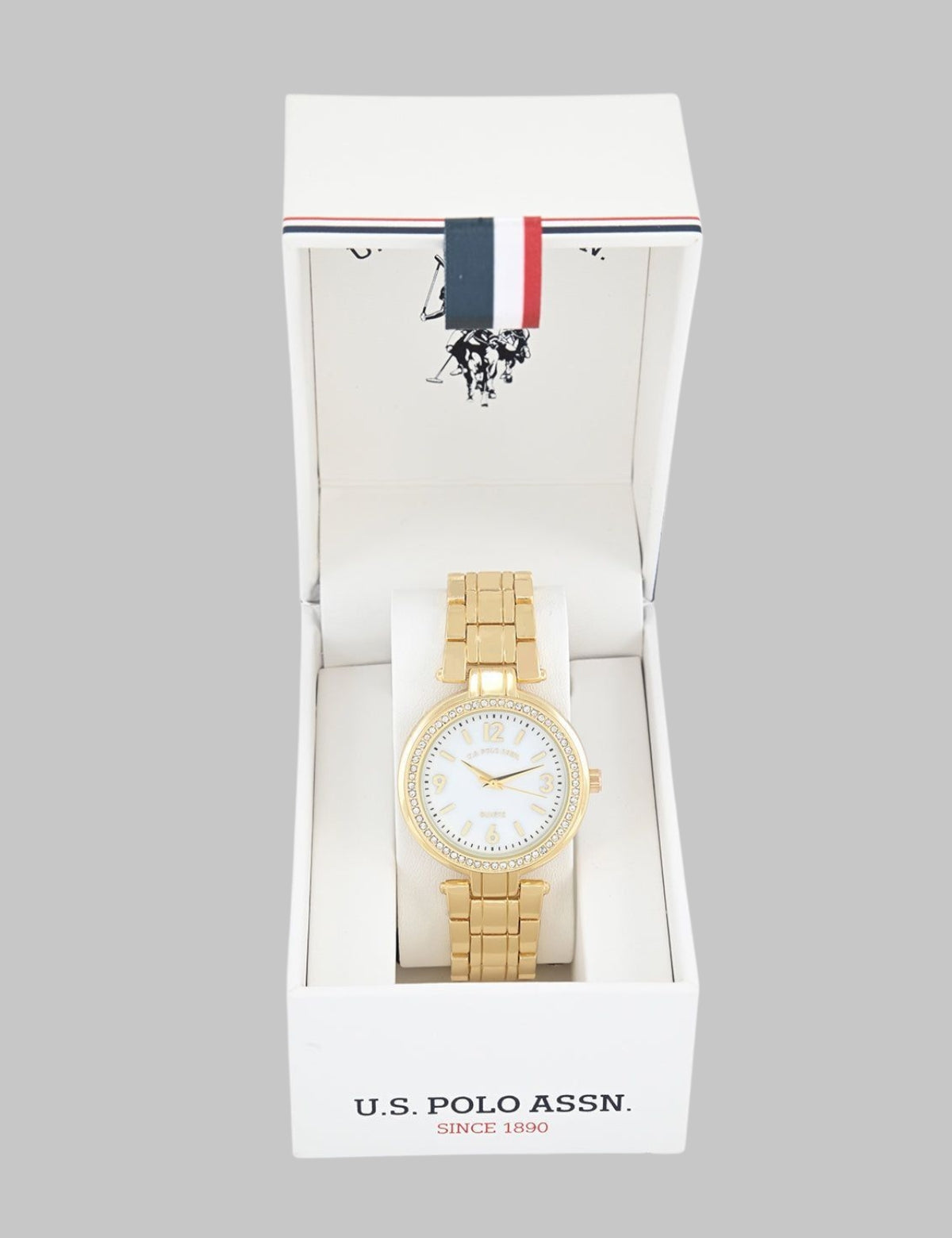 LADIES GOLD LINK WATCH,USC40631UO-0000A