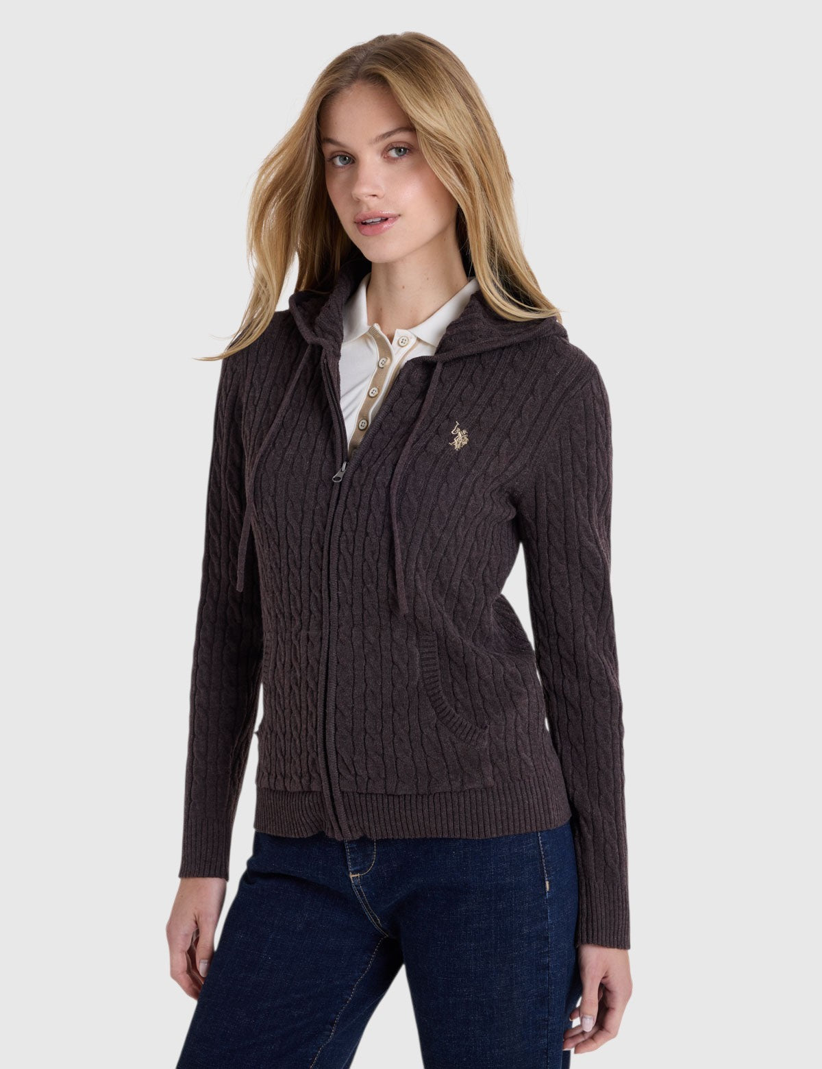 US.POLO.ASSN CABLE NECK SWEATER, 21W0006-EE00A (Copy)