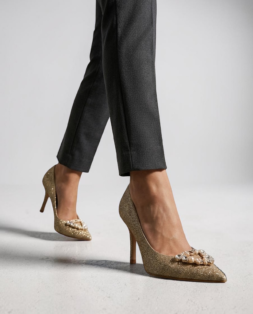 Guess Prinsen 2 Tweed Pump