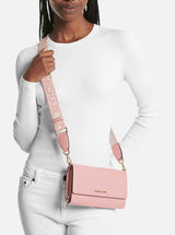 Michael Kors Women's  Jet Set Large Leather Crossbody Bag