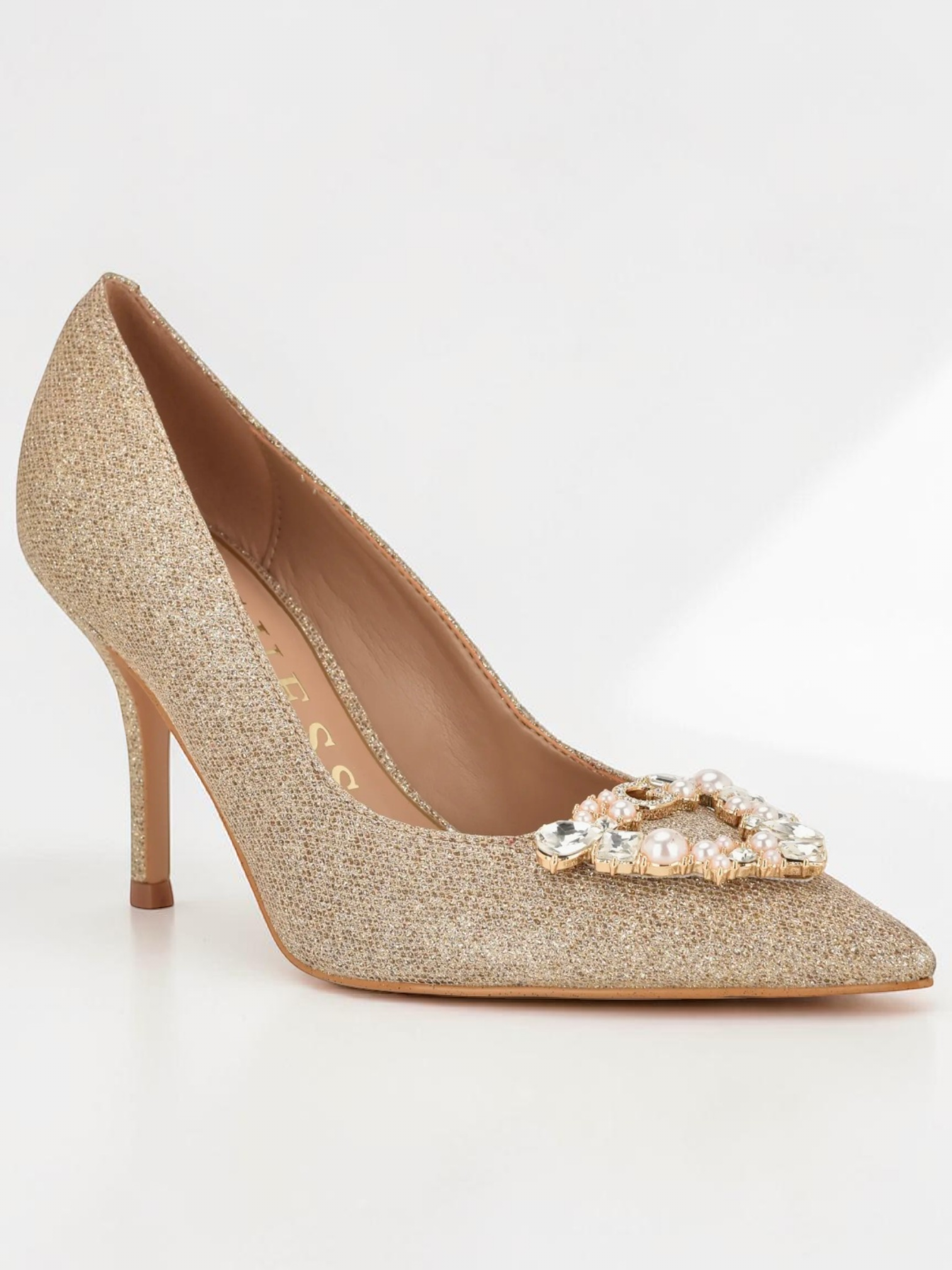 Guess Prinsen 2 Tweed Pump