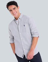 LONG SLEEVE STRETCH OXFORD SHIRT,115705-YC00A