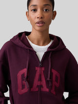 Gap Relaxed Gap Logo Zip Hoodie,627454