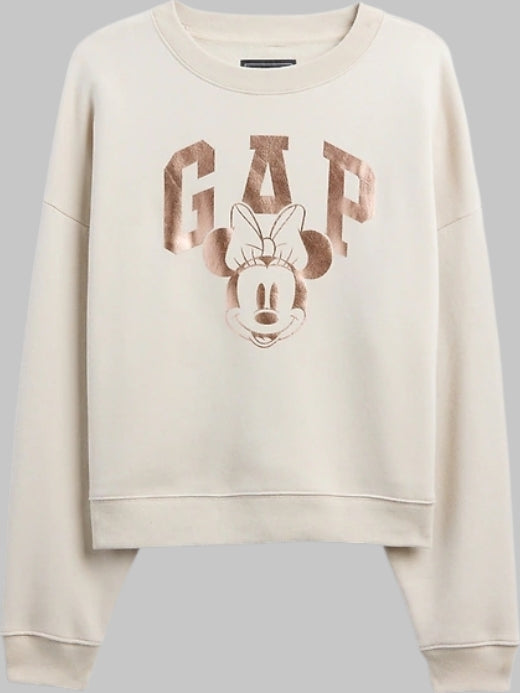 Gap × Disney Minnie Mouse Oversized Logo Sweatshirt