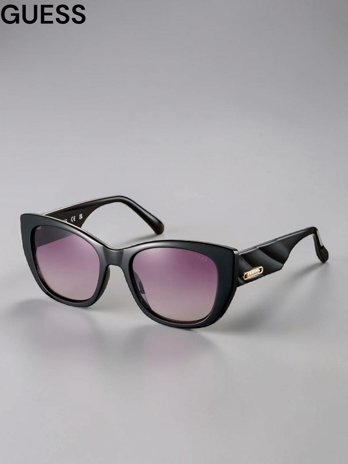 Guess 54mm Gradient Round Sunglasses