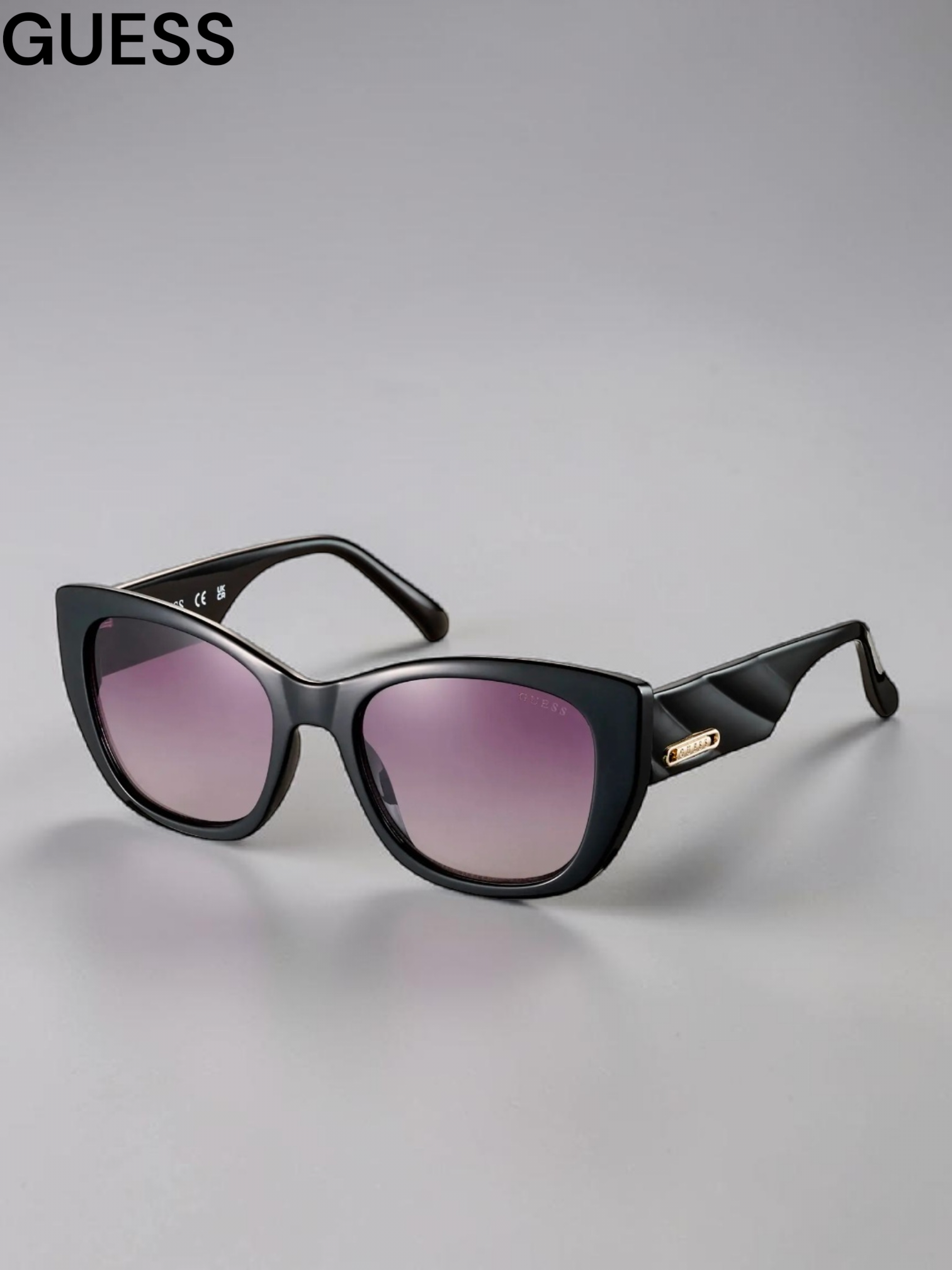 Guess 54mm Gradient Round Sunglasses