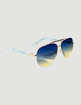 LADIES METAL AVIATOR SUNGLASSES،PA5030-0000A