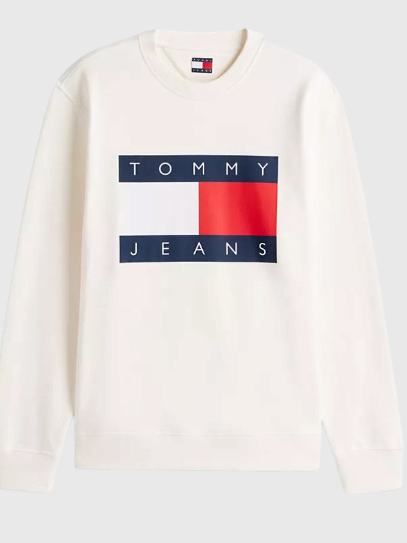 TOMMY HILFIGER Jeans Big Flag Logo Sweatshirt,DM22643-MBM