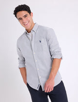 LONG SLEEVE STRETCH OXFORD SHIRT Serial 115705-YC00A