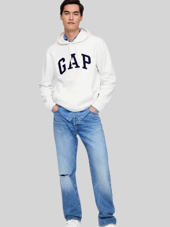 GAP Relaxed Gap Logo Hoodie,1179544