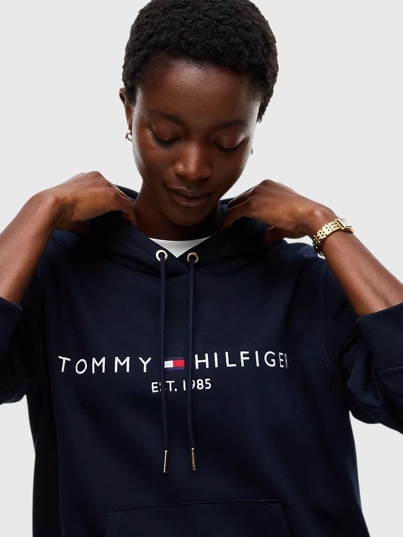 TOMMY HILFIGER  Logo Fleece Hoodie,XW06072-DW5