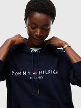 TOMMY HILFIGER  Logo Fleece Hoodie,XW06072-DW5