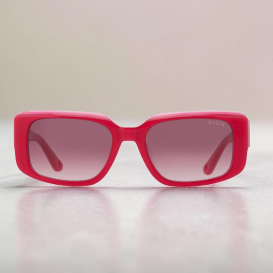 Bordeaux Gradient Rectangular Ladies Sunglasses