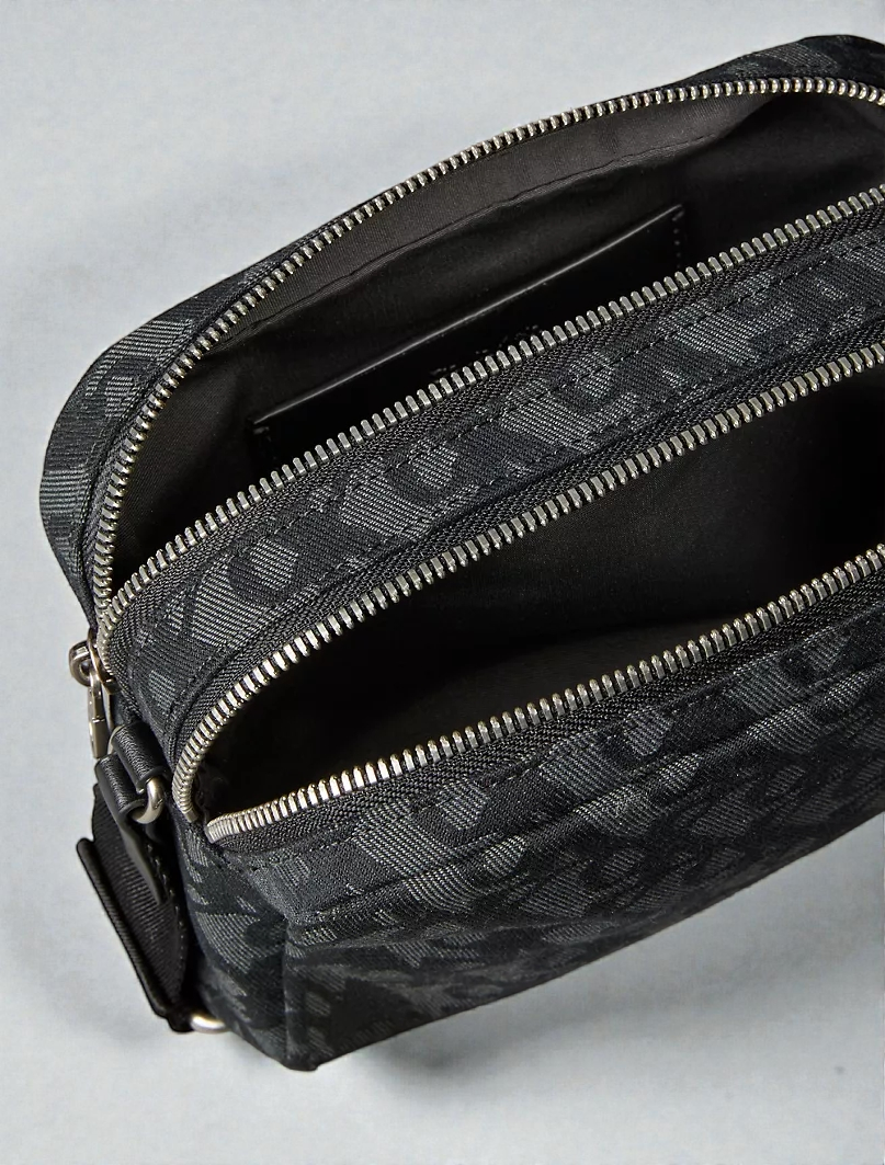 C.K Ultralight Double Zip Crossbody Bag