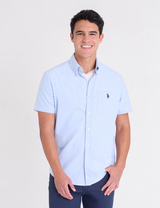 US polo SHORT SLEEVE STRETCH OXFORD SHIRT Serial 115876-YC00A