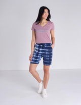 Immediate OMBRE V-NECK STRONE PRINT T-SHIRT 21T0090