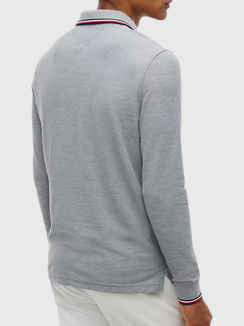 TOMMY HILFIGER Long-Sleeve Tommy Wicking Polo,78J9766-VLP
