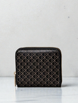 C.K Allover Monogram Square Zip Wallet