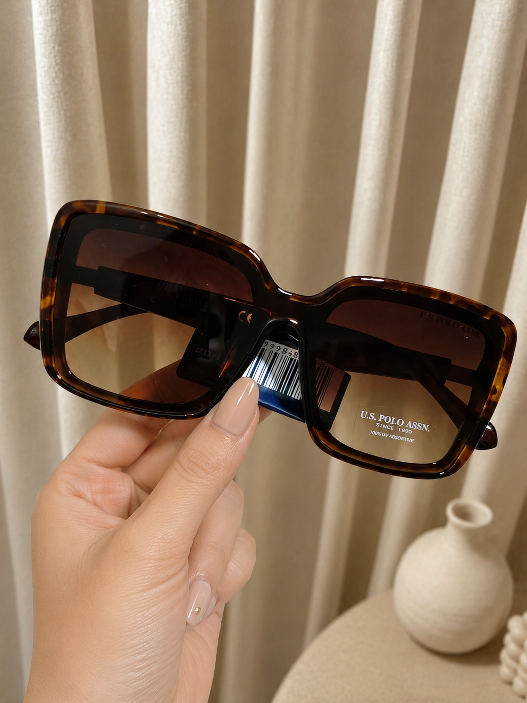 Immediate SCULPTED SQUARE GRADIENT SUNGLASSES,PA5127-0000A