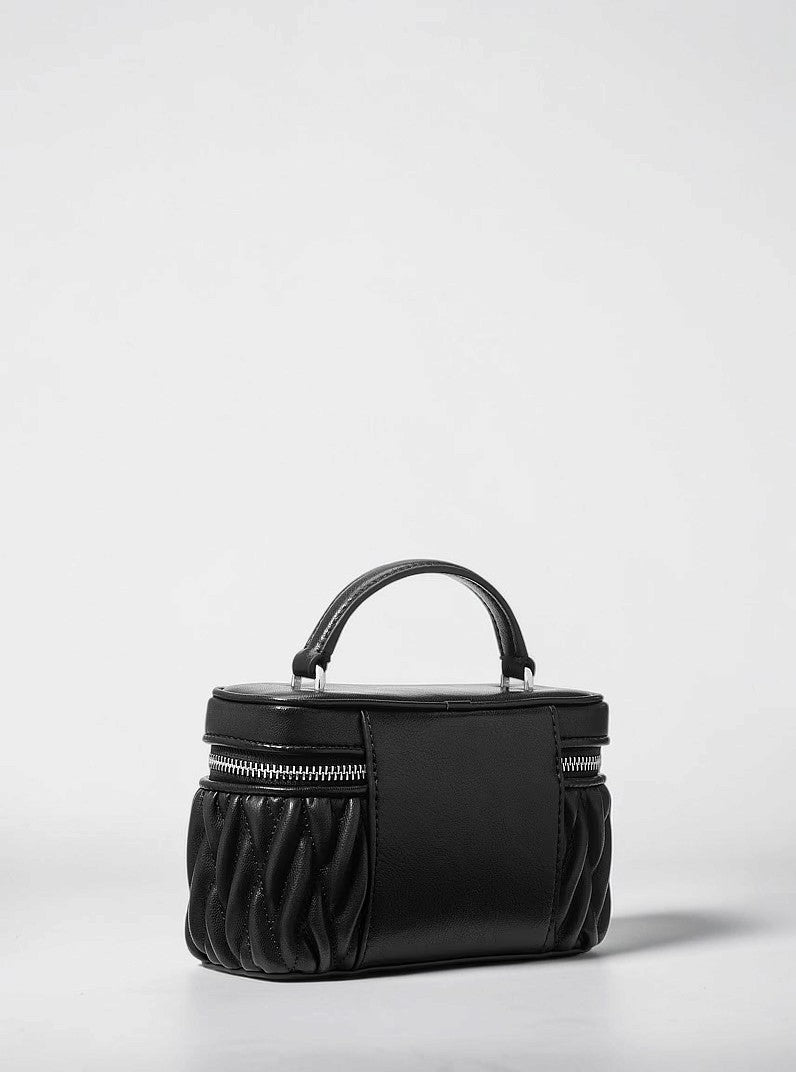 Michael Kors Vivi Small Plaid Print Wool Blend Vanity Crossbody Bag,35F6SVFC5U