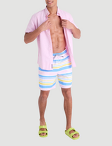 7" MULTISTRIPE SWIM SHORTS