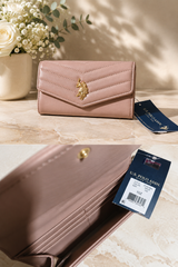 Immediate U.S Polo LARGE QUILTED FLAP WALLET 27A373