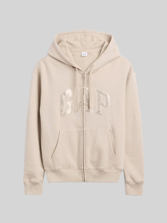 Gap Relaxed Gap Logo Zip Hoodie,627454
