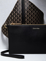 C.K Allover Emblem Logo  Tote Bag with Pouch 4F3267G