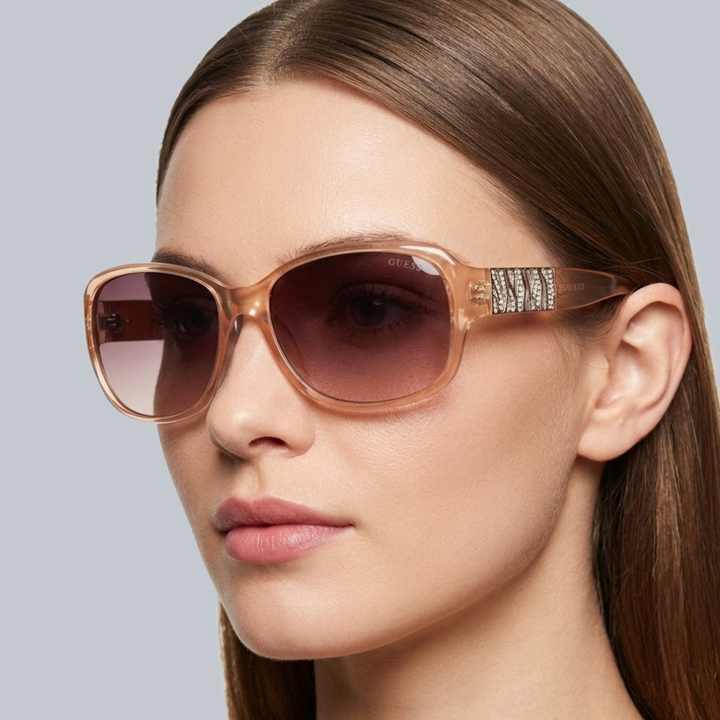 Guess Factory 
Grey Gradient Square Ladies Sunglasses
Item No. GF0395 57B 60