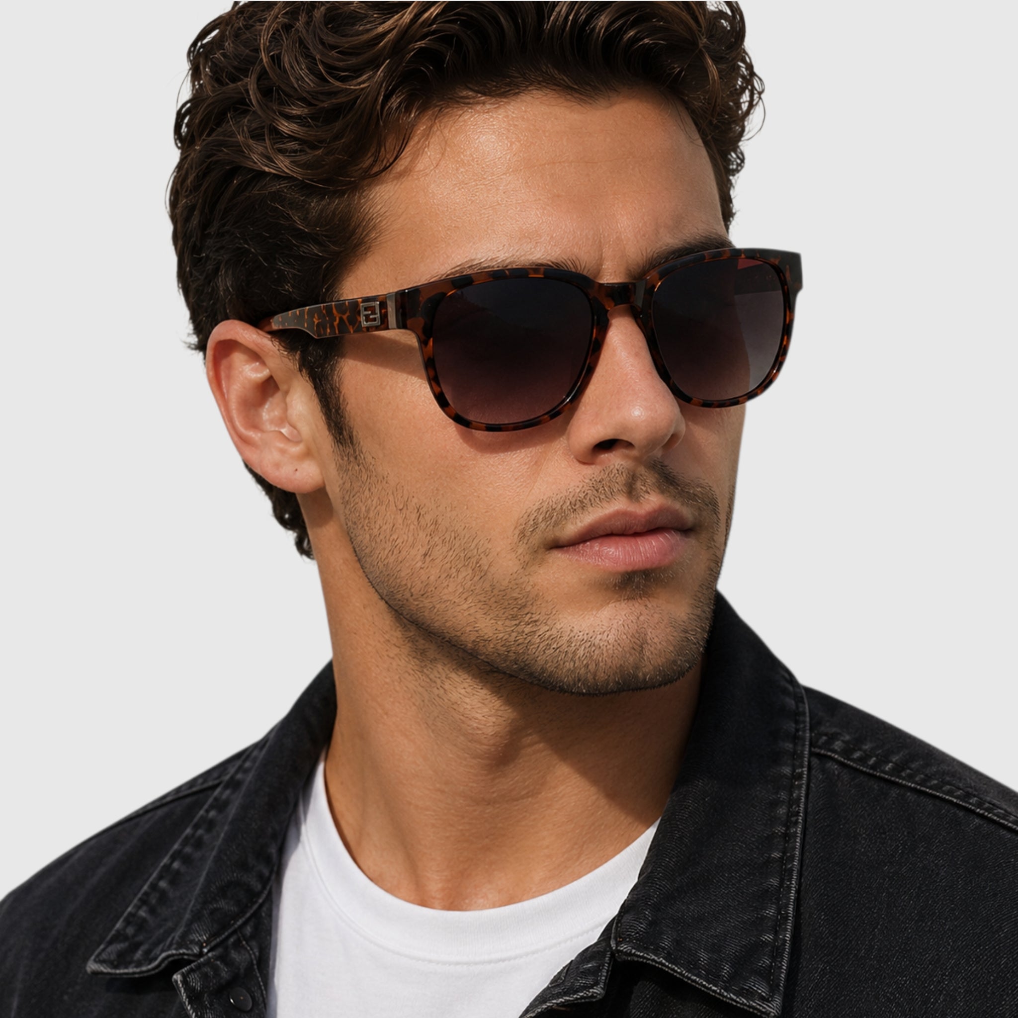 Guess Brown Gradient Square Men's Sunglasses GF5075 52F 56