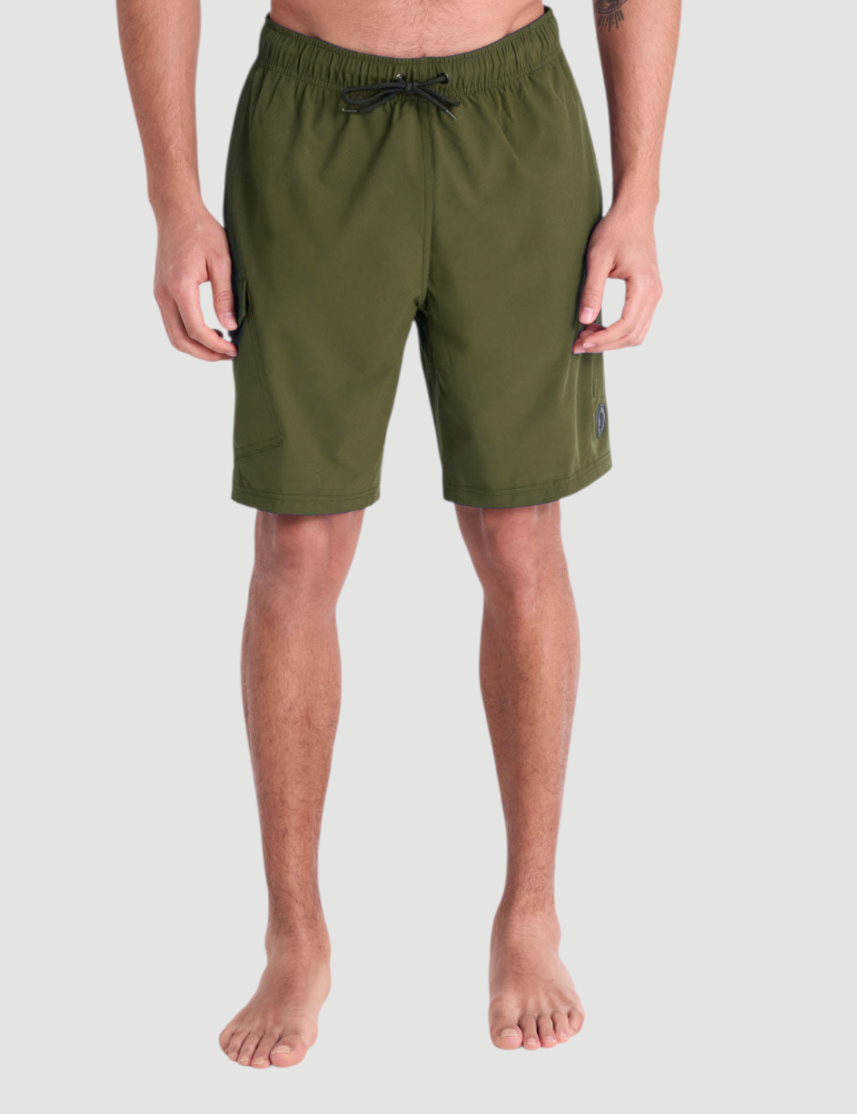 8.5" ZIP CARGO SWIM SHORTS