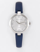 LADIES BLUE STRAP WATCH,USC42175UO-0000A