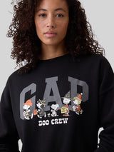 Gap Oversized Wedge Crewneck Sweatshirt,1174939