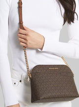 Jet Set Travel Medium Logo Dome Crossbody Bag,35F1STVC6B